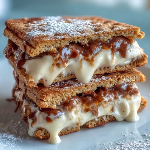 Golden milk cookie sandwich cookies with smooth vanilla filling, a delightful homemade snack.  