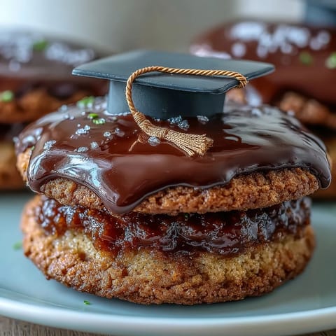 Easy Graduation Cap Cookies