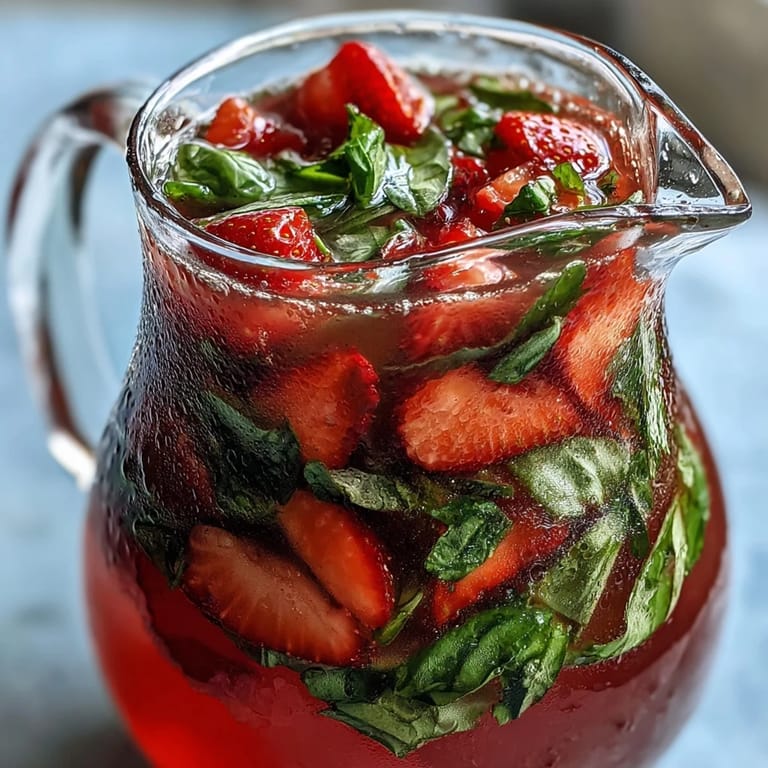 Strawberry Basil Lemonade