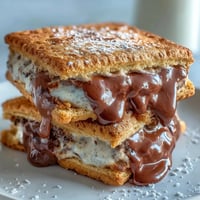 Soft milk cookie sandwich cookies filled with vanilla cream, perfect for a nostalgic dessert treat.  