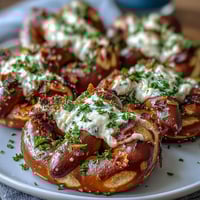 Festive St. Patrick's Day shamrock pretzel bites with creamy white chocolate and green sprinkles, perfect for a sweet and salty holiday treat.